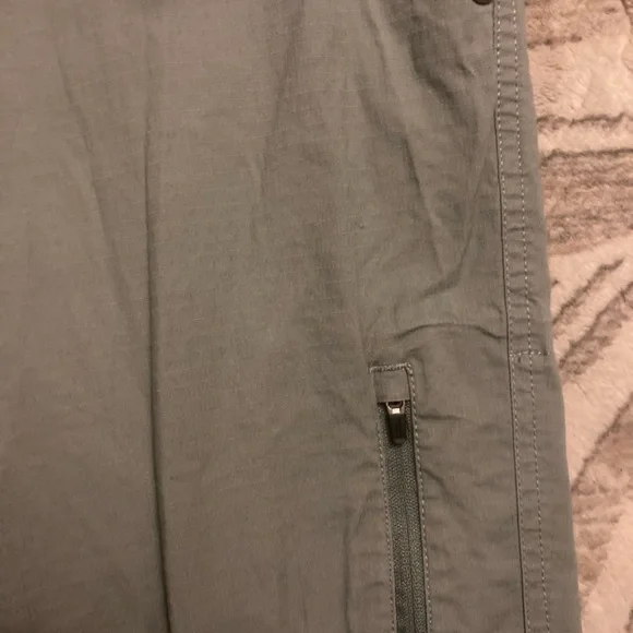 VUORI Pants Womens Large Green/grey Ripstop joggers Comfort Casual Active VW401 - Picture 5 of 5
